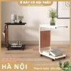 Bàn trà sofa chữ U 2 tầng di động, bánh xe, bàn cạnh sofa - Giá ưu đãi 139k