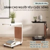 Bàn trà sofa chữ U 2 tầng di động, bánh xe, bàn cạnh sofa - Giá ưu đãi 139k 2