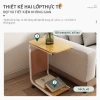 Bàn trà sofa chữ U 2 tầng di động, bánh xe, bàn cạnh sofa - Giá ưu đãi 139k 5