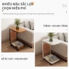 Bàn trà sofa chữ U 2 tầng di động, bánh xe, bàn cạnh sofa - Giá ưu đãi 139k 7