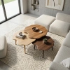 Bàn trà tam giác gỗ xinh 60x45x40 cm - Chống xước, chống nước, chân gỗ, 399.000₫ 5