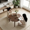 Bàn trà tam giác gỗ xinh 60x45x40 cm - Chống xước, chống nước, chân gỗ, 399.000₫ 9
