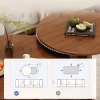 Bàn Trà Tròn Gỗ Cao Cấp - Thiết Kế Tối Giản, 3 Size Ø50/60/70cm, Nâu Cà Phê, Chịu Lực 250kg - Giá 704.000₫ 4