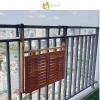 Bàn treo ban công gấp gọn gỗ tràm Eden - Điều chỉnh độ cao, tiện lợi cho không gian ngoài trời 4