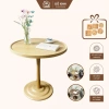 Bàn tròn chân cao Gỗ Xinh phong cách Nordic, chống thấm, decor hiện đại, chỉ 750k