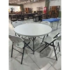Bàn Tròn Gập Lại Nhựa 1.2m Gấp Gọn Xếp Gọn Lắp Ghép Đẹp Giá chỉ 1.15 triệu 3