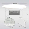 Bàn Tròn Gập Lại Nhựa 1.2m Gấp Gọn Xếp Gọn Lắp Ghép Đẹp Giá chỉ 1.15 triệu 4