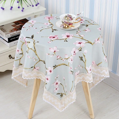 Bàn Tròn Khăn Trải Bàn Vải Hiện Đại 38cm – Giá Ưu Đãi 233.783đ, Dùng cho Bàn Ăn, Cà Phê, Đầu Giường