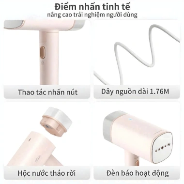 Bàn ủi hơi nước cầm tay gấp gọn Seka, cao cấp, bảo hành 12 tháng - 399.000₫ 4