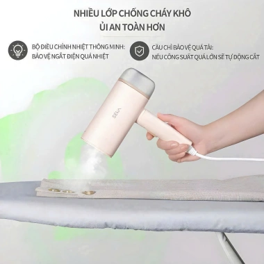 Bàn ủi hơi nước cầm tay gấp gọn Seka, cao cấp, bảo hành 12 tháng - 399.000₫ 8