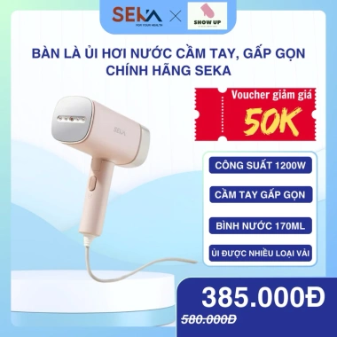 Bàn ủi hơi nước cầm tay gấp gọn Seka, cao cấp, bảo hành 12 tháng - 399.000₫ 10