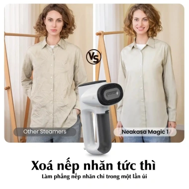 Bàn ủi hơi nước cầm tay hút áo tự động, mini gọn nhẹ, du lịch, chỉ 3.099.000₫ 5