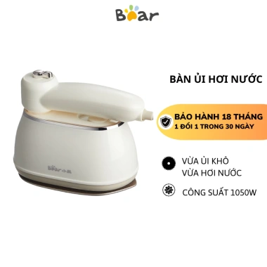 Bàn ủi hơi nước cầm tay mini Bear DYD-J10Q1 1.050W – Hơi nước/ủi khô du lịch, giảm giá 22% chỉ 515.000₫