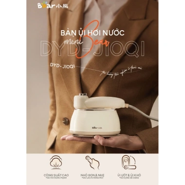 Bàn ủi hơi nước cầm tay mini Bear DYD-J10Q1 1.050W – Hơi nước/ủi khô du lịch, giảm giá 22% chỉ 515.000₫ 2