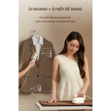 Bàn ủi hơi nước cầm tay mini Bear DYD-J10Q1 1.050W – Hơi nước/ủi khô du lịch, giảm giá 22% chỉ 515.000₫ 8