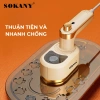 Bàn ủi hơi nước cầm tay mini Sokany 14.011 - Xịt nước xoay 360 độ, 2 mức nhiệt, ủi phẳng nhanh, bảo hành 12 tháng 7