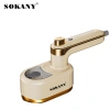 Bàn ủi hơi nước cầm tay mini Sokany 14.011 - Xịt nước xoay 360 độ, 2 mức nhiệt, ủi phẳng nhanh, bảo hành 12 tháng 9