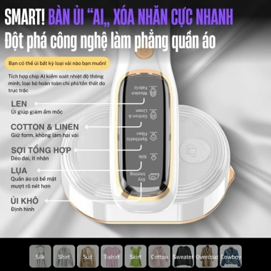 Bàn ủi hơi nước cầm tay TEKYOMI ST-01M 1.200W – 5 chế độ, ủi nhanh khô, diệt khuẩn, khử mùi, du lịch – Giá 545.000₫ 7
