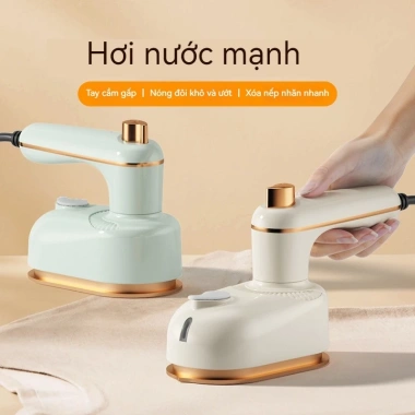 Bàn ủi hơi nước mini cầm tay 33W du lịch - Nhỏ gọn, tiện dụng, gấp gọn, chỉ 167.500₫