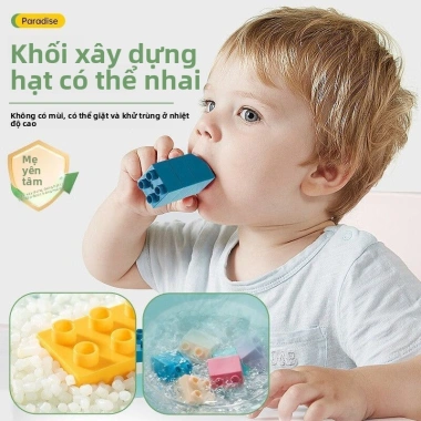 Bàn xếp hình gỗ đa chức năng, khối lớn cho bé trai & bé gái - Đồ chơi giáo dục 6 Bàn xếp hình gỗ đa chức năng, khối lớn cho bé trai & bé gái - Đồ chơi giáo dục 6