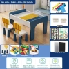 Bàn xếp hình gỗ đa chức năng, khối lớn cho bé trai & bé gái - Đồ chơi giáo dục 11