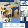 Bàn xếp hình gỗ đa chức năng, khối lớn cho bé trai & bé gái - Đồ chơi giáo dục 13