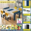 Bàn xếp hình gỗ đa chức năng, khối lớn cho bé trai & bé gái - Đồ chơi giáo dục 14