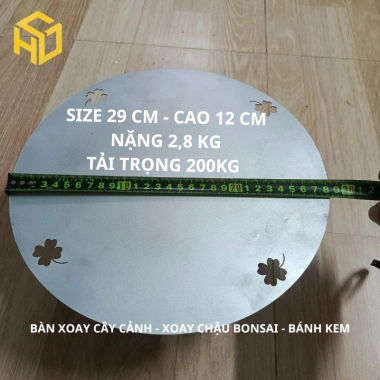 Bàn Xoay Bonsai 29cm chịu lực 200kg - Xoay 360 độ hỗ trợ cắt tỉa, tạo dáng cây cảnh