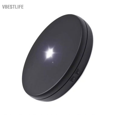 Bàn xoay chụp ảnh điện VBESTLIFE 360° LED, động cơ mạnh, chụp đồng hồ & trang sức - 713.900₫ 9