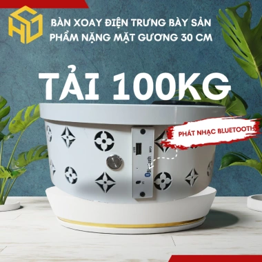 Bàn Xoay Đế Xoay Trưng Bày 30cm chịu 100kg Livestream, Chụp Hình, Giá 1.2 Triệu