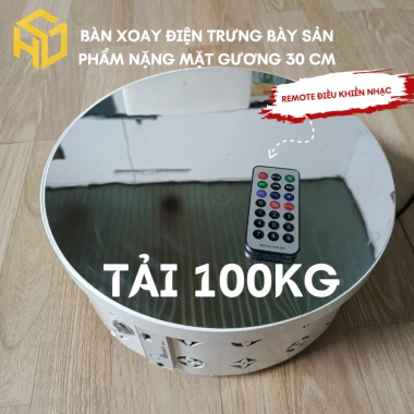Bàn Xoay Đế Xoay Trưng Bày 30cm chịu 100kg Livestream, Chụp Hình, Giá 1.2 Triệu