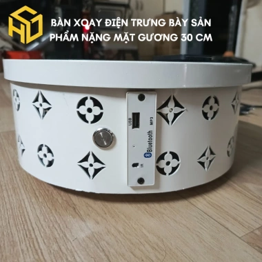 Bàn Xoay Đế Xoay Trưng Bày 30cm chịu 100kg Livestream, Chụp Hình, Giá 1.2 Triệu
