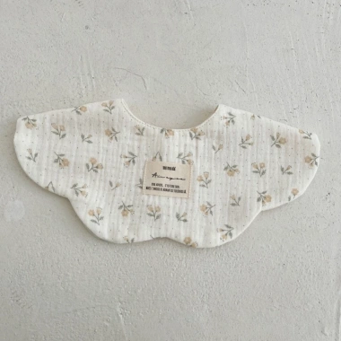 Bandana Baby 360° Quay Đảo Mềm, Khăn Bỉ Mồ Hôi & Burp Cloth Hình Cánh Hoa 7