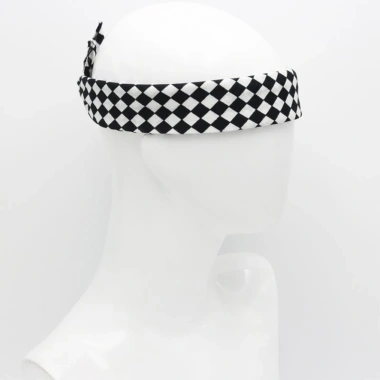 Bandana Cotton Unisex Đen Trắng Cờ Rô Mũ Đầu, Khăn Quấn Cổ, Wristband Hip Hop 50.218 VND 3