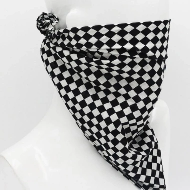 Bandana Cotton Unisex Đen Trắng Cờ Rô Mũ Đầu, Khăn Quấn Cổ, Wristband Hip Hop 50.218 VND 6