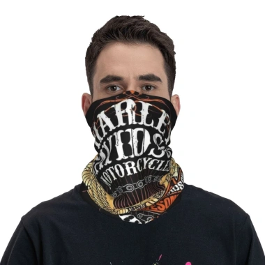 Bandana Harley Davidson Chống Bụi UV Dùng Cho Xe Máy, Xe Đạp - Băng Đồ Thể Thao