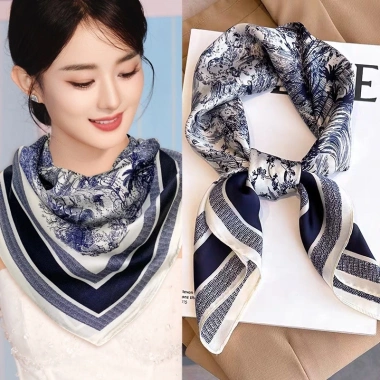 Bandana Lụa 70x70cm Cao Cấp - Choàng cổ, thắt nơ, trùm đầu, buộc tóc - 130.000₫ 7 Bandana Lụa 70x70cm Cao Cấp - Choàng cổ, thắt nơ, trùm đầu, buộc tóc - 130.000₫ 7
