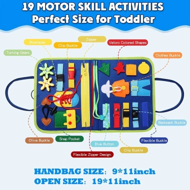 Bảng bận rộn Montessori trẻ mới biết đi – Hoạt động giác quan, vali du lịch Giáng sinh, giá ưu đãi 203.500₫