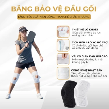 Băng Bảo Vệ Đầu Gối ECOFIT 7.612 – Vải Mềm Thoáng Khí, Ôm Khớp, Hỗ Trợ Thể Thao, Giảm Đau Chỉ 100k 5 Băng Bảo Vệ Đầu Gối ECOFIT 7.612 – Vải Mềm Thoáng Khí, Ôm Khớp, Hỗ Trợ Thể Thao, Giảm Đau Chỉ 100k 5