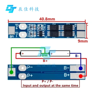 Bảng bảo vệ pin Li-ion 18.650 2S 7.4V 8A – Quá dòng, quá tải, an toàn, gói 1-10