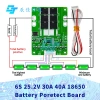 Bảng BMS 6S 25.2V 30A/40A Pin Poretect 18.650 cho Xe Tay Ga Ebike - Cân Bằng, Tản Nhiệt