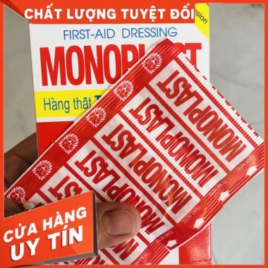 Băng cá nhân MONOPLAST chính hãng hộp 100 miếng - Chỉ 63.000đ, giảm 14.000đ