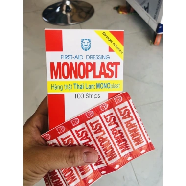 Băng cá nhân MONOPLAST chính hãng hộp 100 miếng - Chỉ 63.000đ, giảm 14.000đ 6 Băng cá nhân MONOPLAST chính hãng hộp 100 miếng - Chỉ 63.000đ, giảm 14.000đ 6