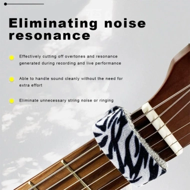 Băng cách âm WEETW cho guitar điện - Dễ cài, bảo vệ fret, giảm tiếng ồn, 68.200₫
