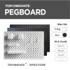 Bảng Cài Treo Tường Trắng Đen Pegboard Chuẩn Size IKEA - Tặng Móc & Kệ Treo, Giá 63.900₫