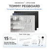 Bảng Cài Treo Tường Trắng Đen Pegboard Chuẩn Size IKEA - Tặng Móc & Kệ Treo, Giá 63.900₫ 2
