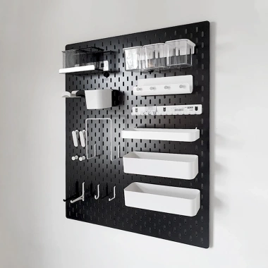 Bảng Cài Treo Tường Trắng Đen Pegboard Chuẩn Size IKEA - Tặng Móc & Kệ Treo, Giá 63.900₫ 7