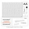 Bảng Cài Treo Tường Trắng Đen Pegboard Chuẩn Size IKEA - Tặng Móc & Kệ Treo, Giá 63.900₫ 9