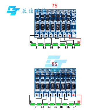 Bảng cân bằng li-ion 3S-8S 4.2V 18.650 - Bảo vệ, Cân bằng Pin, Giá ưu đãi 31.050₫ 8