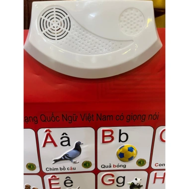Bảng chữ cái số điện tử treo tường cho bé NMS – Giá 39.900, hỗ trợ học tập sáng tạo